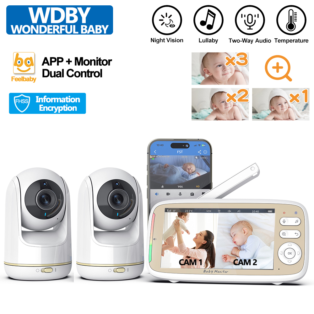 Audio Hd Music - Monitor de bebê VB803 PRO com