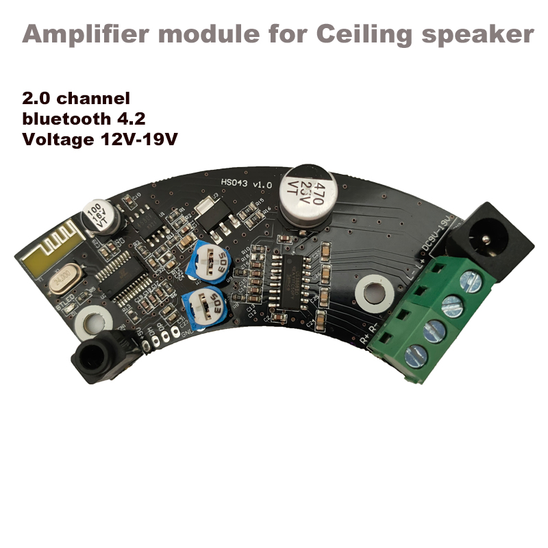 Audio Music For Background - Placa amplificadora bluetooth alto-falante de teto
