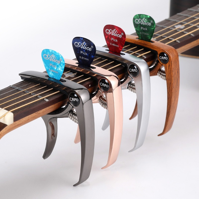 Guitar Capo Clip - Capotraste de Metal Excelente para Guitarra,