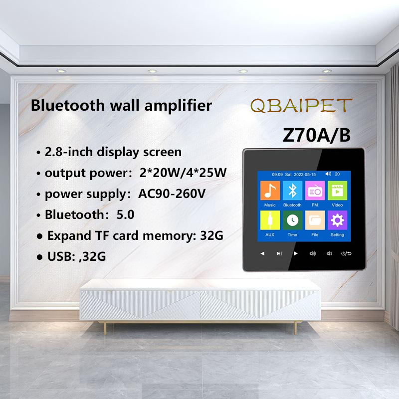 Audio Music For Background - Casa bluetooth amplificador de parede fundo