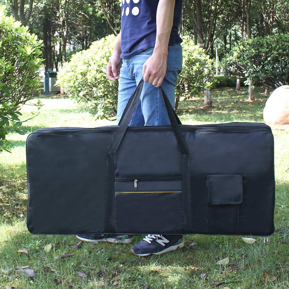 Keyboard Piano 61 Key - Bolsa para piano eletrônico, 61/76 teclas,