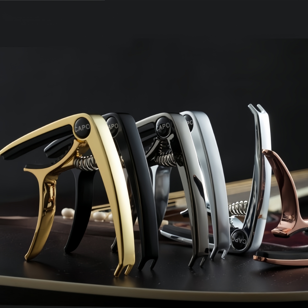 Guitar Capo Clip - Alumínio Alloy Guitar Capo, Guitar Tuner,