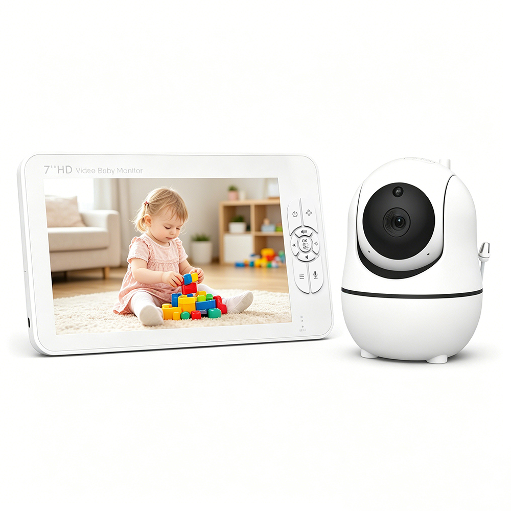 Audio Hd Music - Monitor de Bebê com Tela Dividida