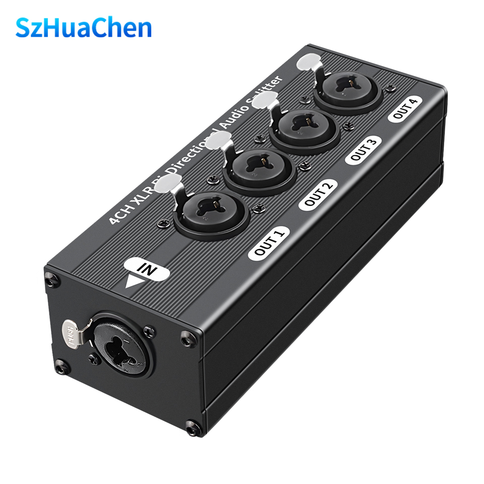 Cable Xlr Balanced - Caixa Divisora de Áudio Balanceada XLR