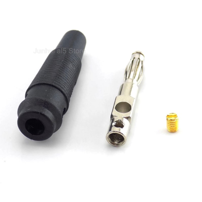 Audio X Music - 10 Conectores Banana de 4mm Sem