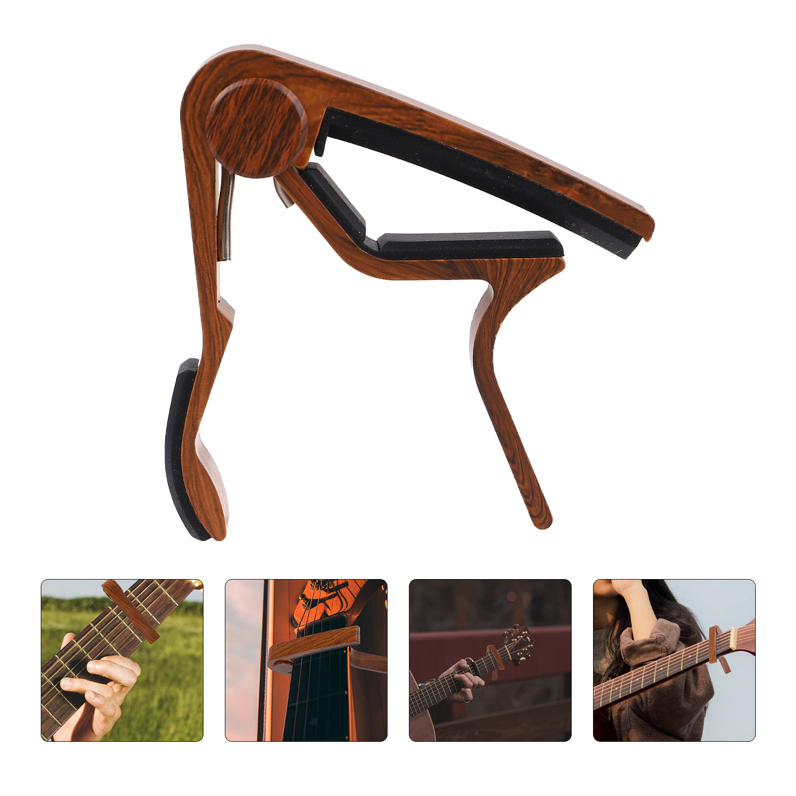 Guitar Capo Clip - Capo de Guitarra em Liga de