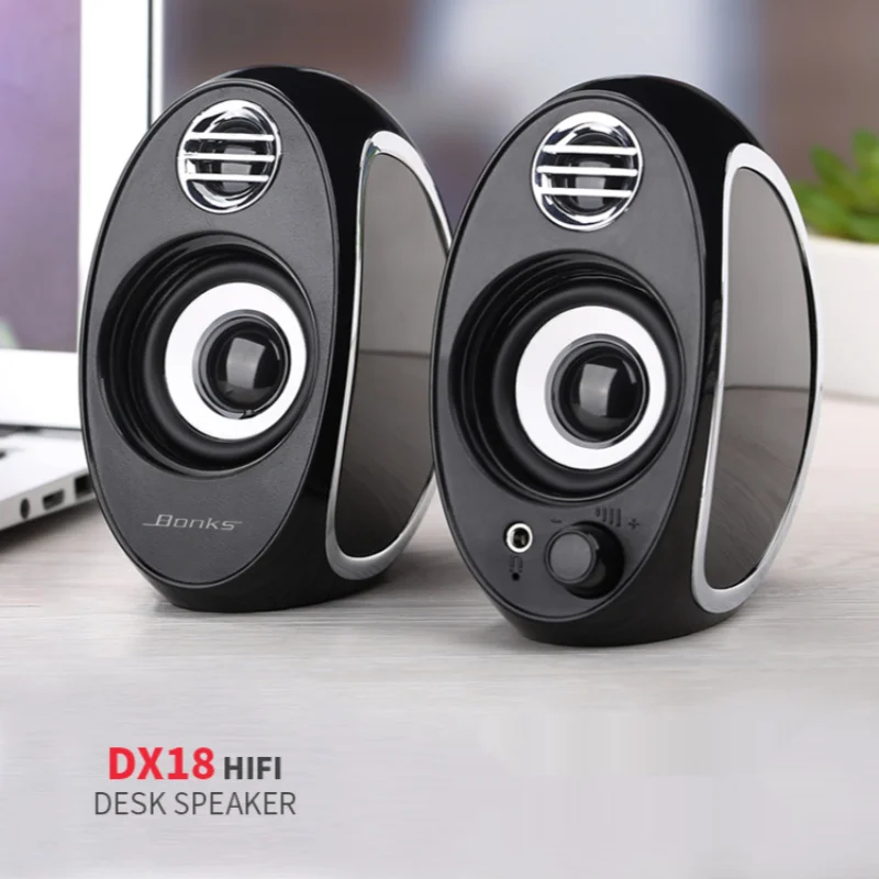 Audio X Music - Portátil pequeno alto-falante desktop computador de