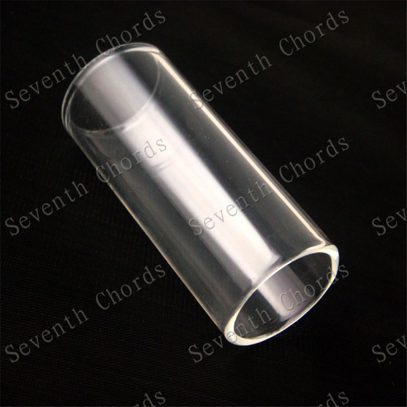 Guitar Slide Tube - 1 pçs vidro guitarra slide cristal