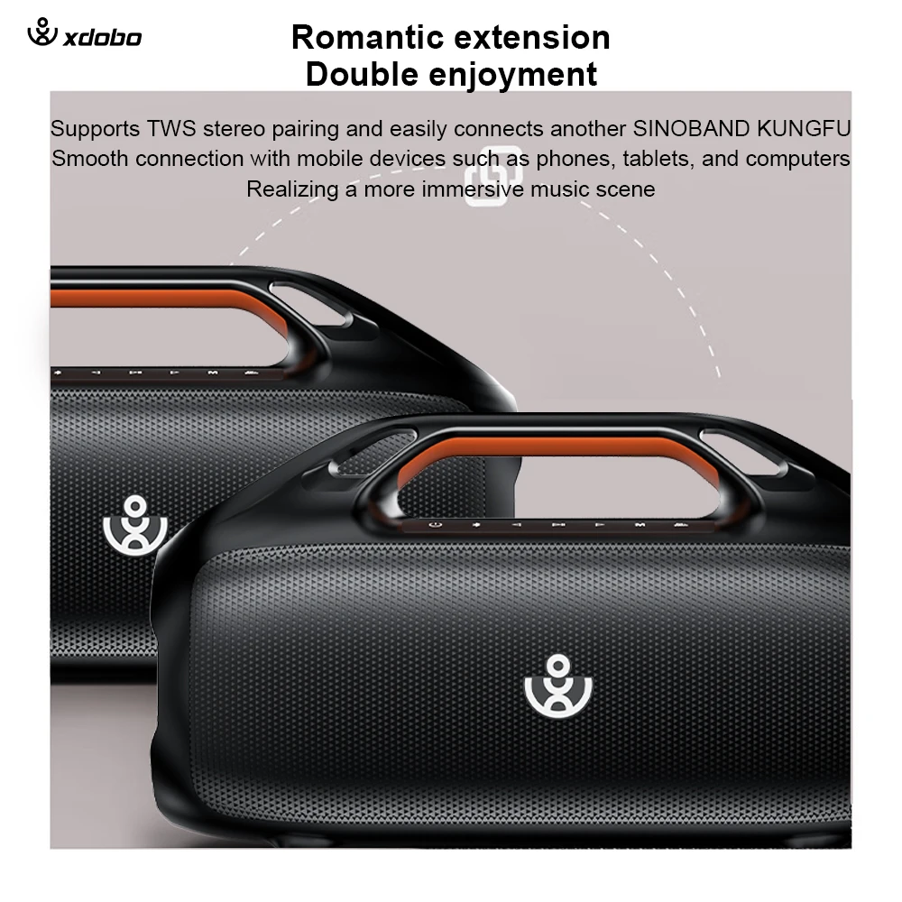 Audio X Music - 160w graves profundos sem fio bluetooth