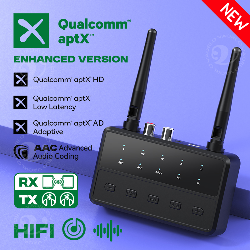 Audio Hd Music - Transmissor e receptor de áudio Bluetooth