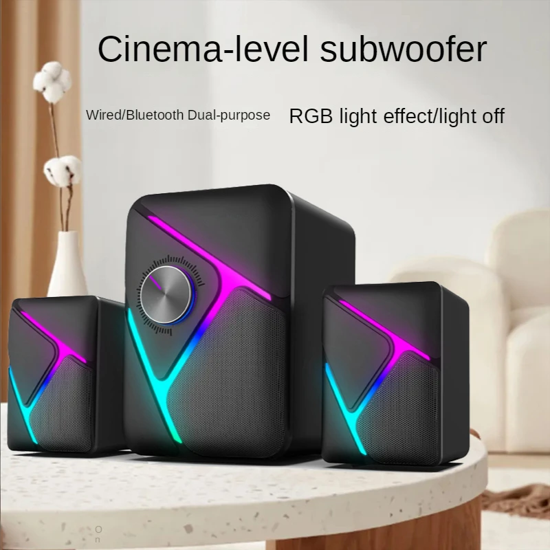 Audio X Music - Computador Áudio 2.1 Subwoofer Esports Gaming