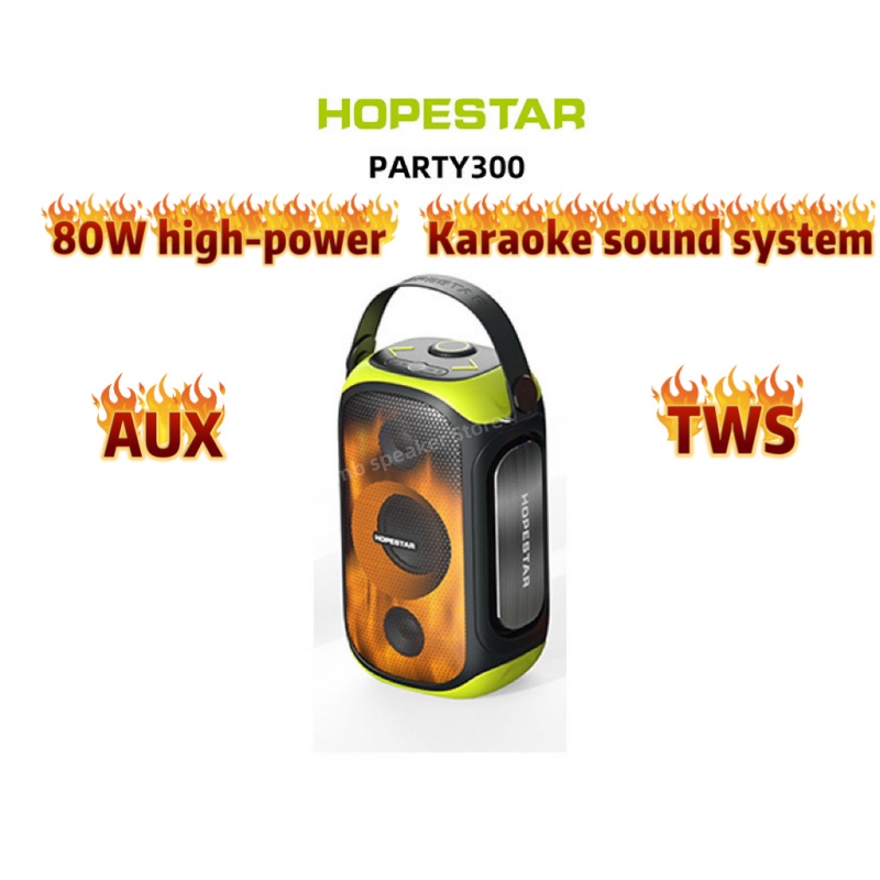 Audio X Music - Caixa de som Bluetooth portátil HOPESTAR