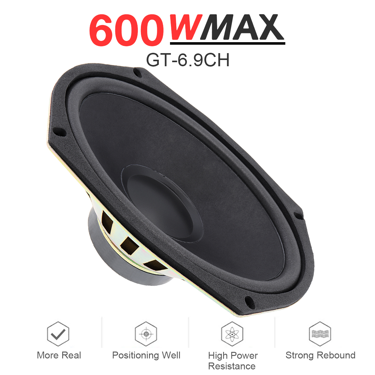 Audio X Music - Altifalantes coaxiais de carro universal, porta