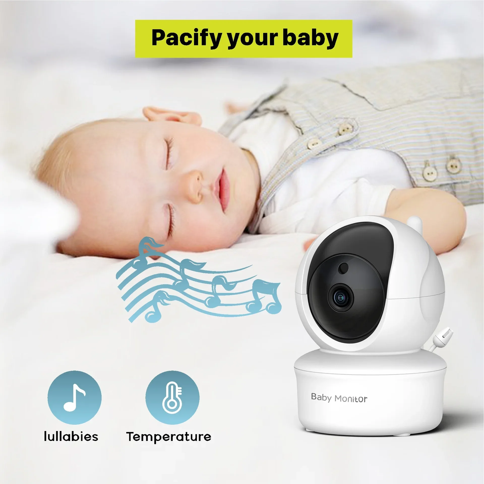 Monitor de vídeo para bebés de - Audio Hd Music avaliação e preço