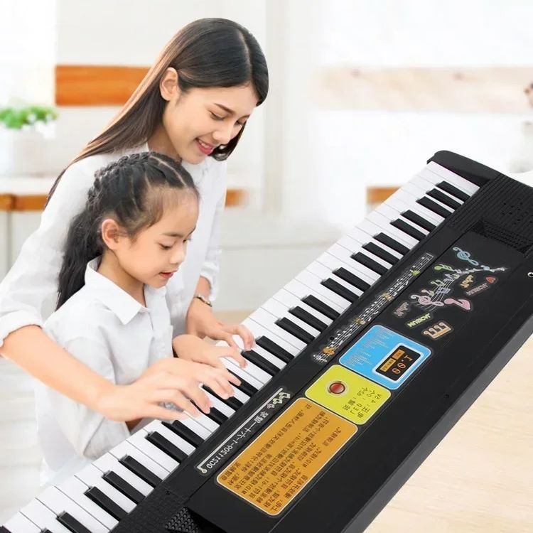 Teclado eletrônico infantil, p - Keyboard Piano 61 Key avaliação e preço