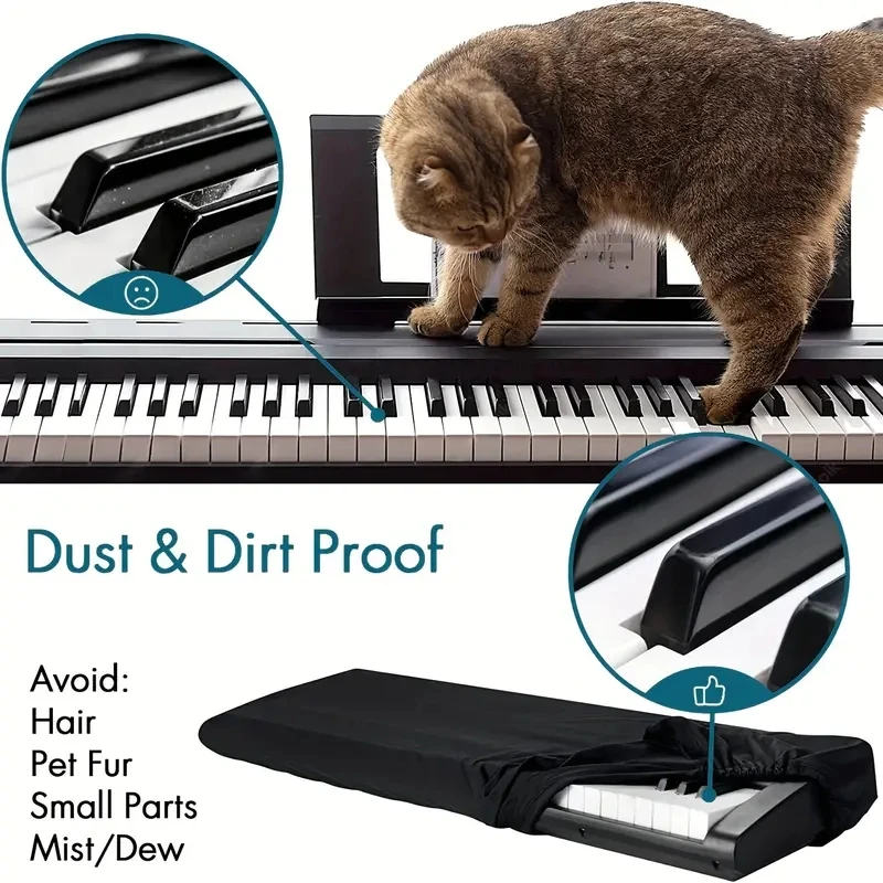 Capa protetora contra poeira p - Keyboard Piano 61 Key avaliação e preço