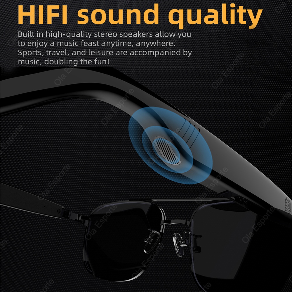 Óculos de áudio inteligentes c - Audio Hd Music avaliação e preço