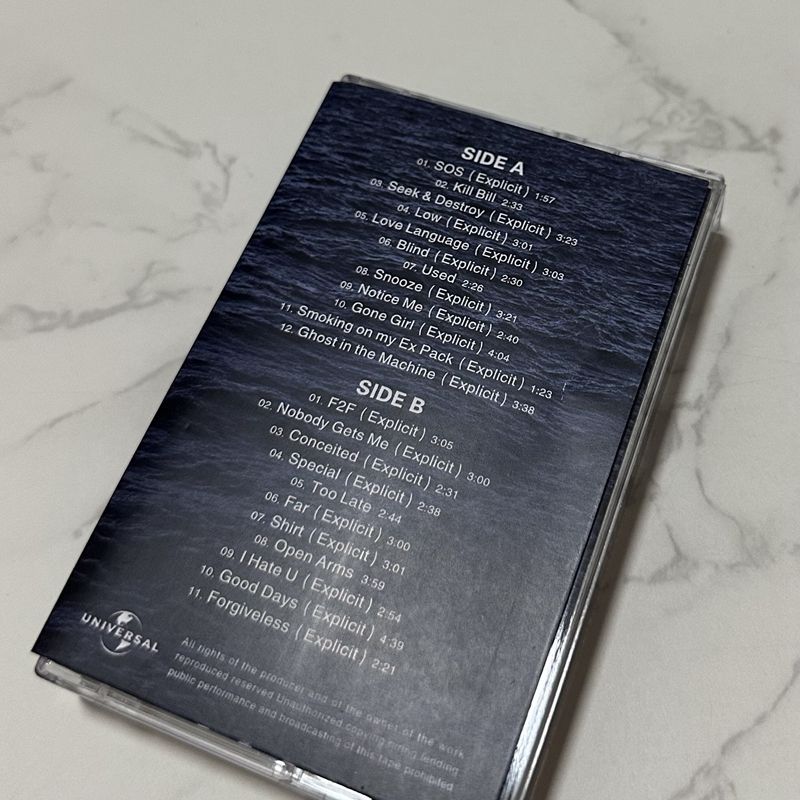 Fita Cassete de Música R&B Oci - Audio Music To Lyrics avaliação e preço