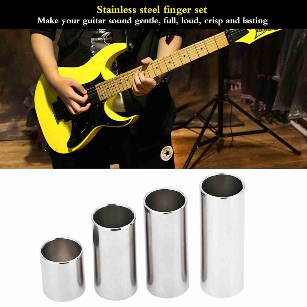 4 peças de slide para guitarra - Guitar Slide Tube avaliação e preço