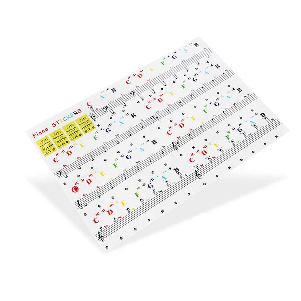 Adesivos transparentes para te - Keyboard Piano 61 Key avaliação e preço