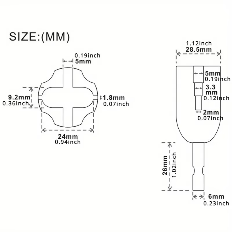 Miwayer 1/2PCS Enrolador de Co - Guitar Slide Tube avaliação e preço