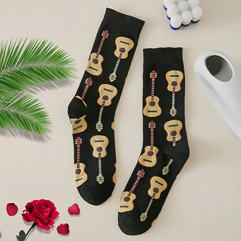 1 par masculino guitarra impre - Guitar Slide Tube avaliação e preço