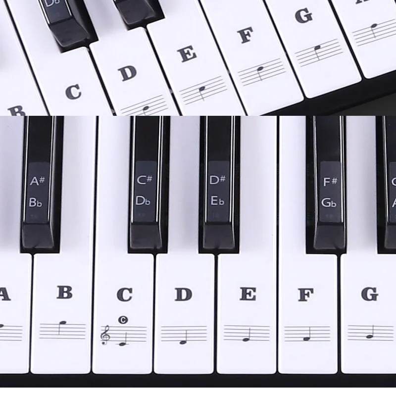 1pc adesivos de treinamento de - Keyboard Piano 61 Key avaliação e preço