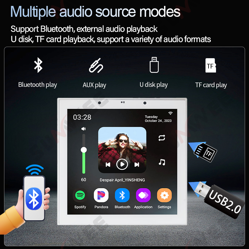 Amplificador de Áudio Bluetoot - Audio Music For Background avaliação e preço