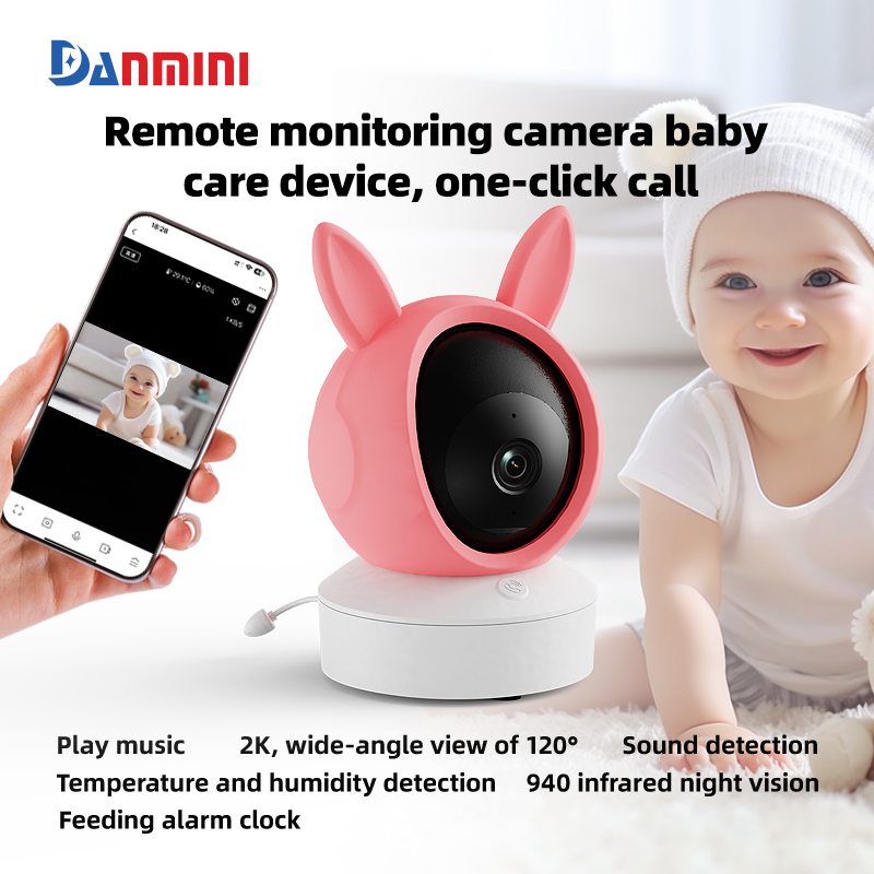 Danmini 1080p monitor do bebê  - Audio Hd Music avaliação e preço
