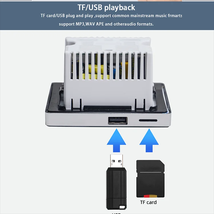 Amplificador de parede bluetoo - Audio Music For Background avaliação e preço