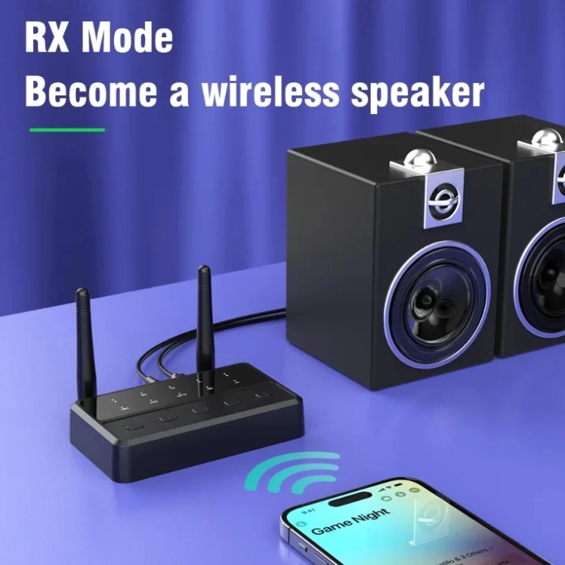 Transmissor e Receptor de Áudi - Audio Hd Music avaliação e preço
