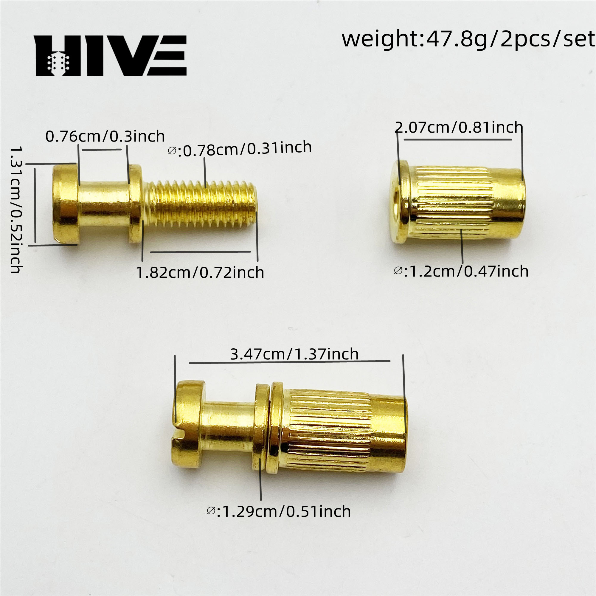 2 Peças Pino de Posicionamento - Guitar Slide Tube avaliação e preço