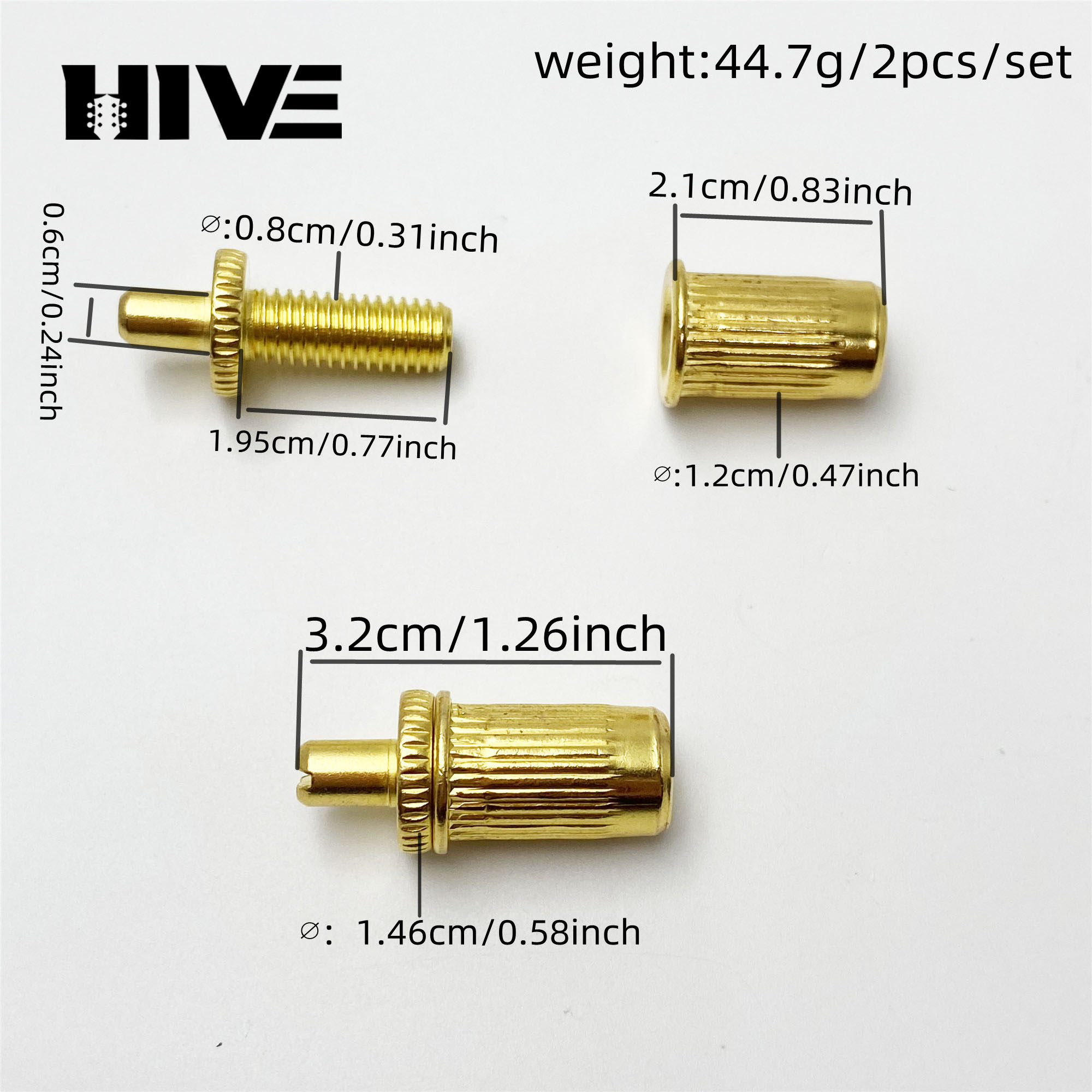 2 Peças Pino de Posicionamento - Guitar Slide Tube avaliação e preço