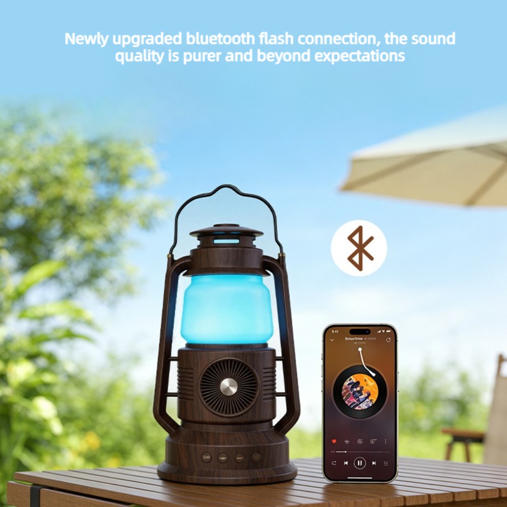 Lanterna Vintage com Caixa de  - Audio Music Spotify avaliação e preço