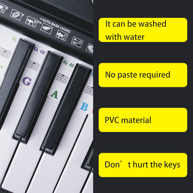 Guia de notas de piano para in - Keyboard Piano 61 Key avaliação e preço