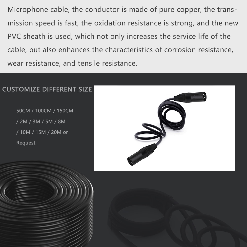 Cabo de remendo balanceado xlr - Cable Xlr Balanced avaliação e preço