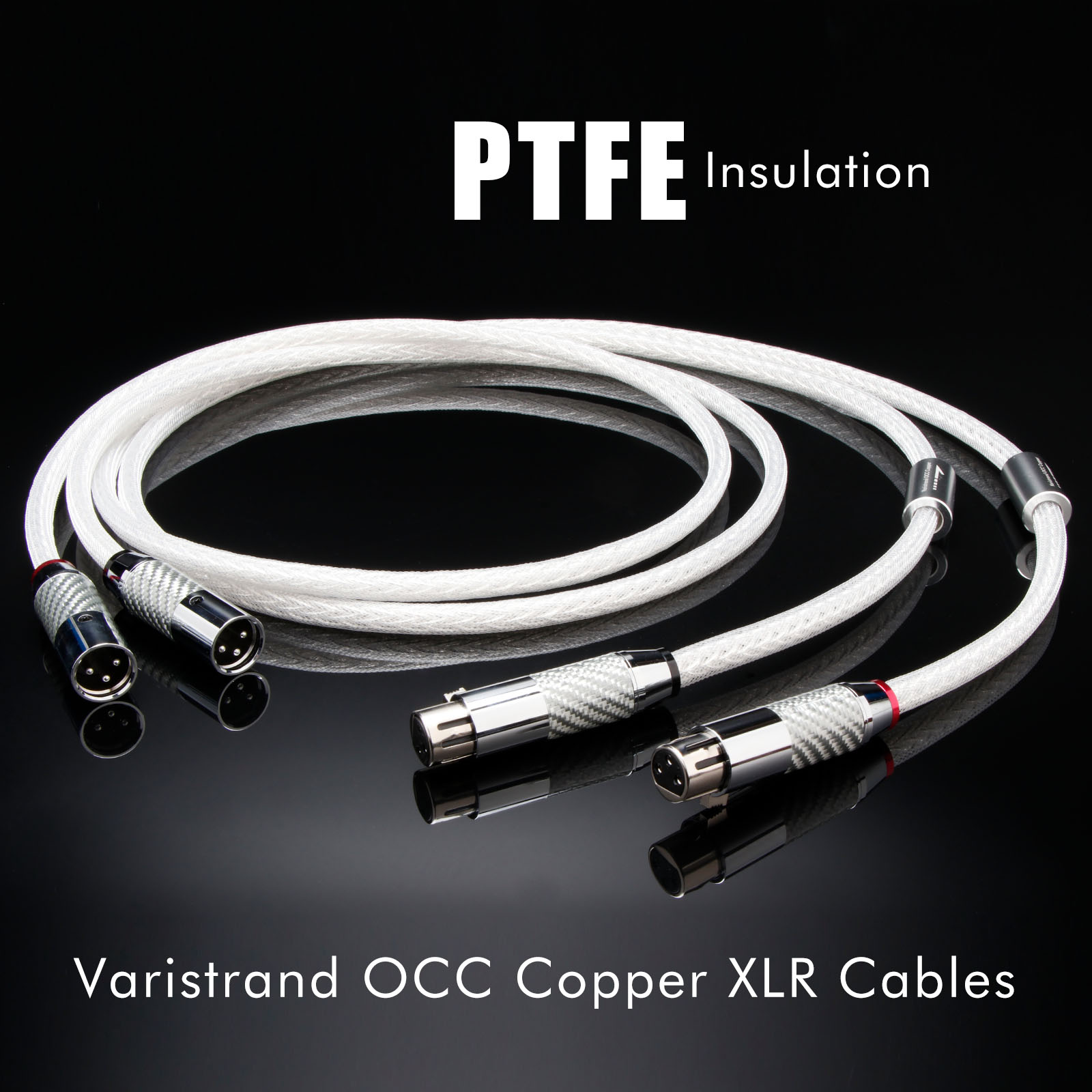 Par de Cabos XLR 7N OCC Banhad - Cable Xlr Balanced avaliação e preço