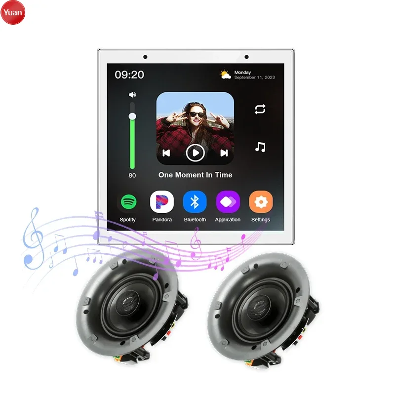 4 Polegada casa inteligente fu - Audio Music For Background avaliação e preço