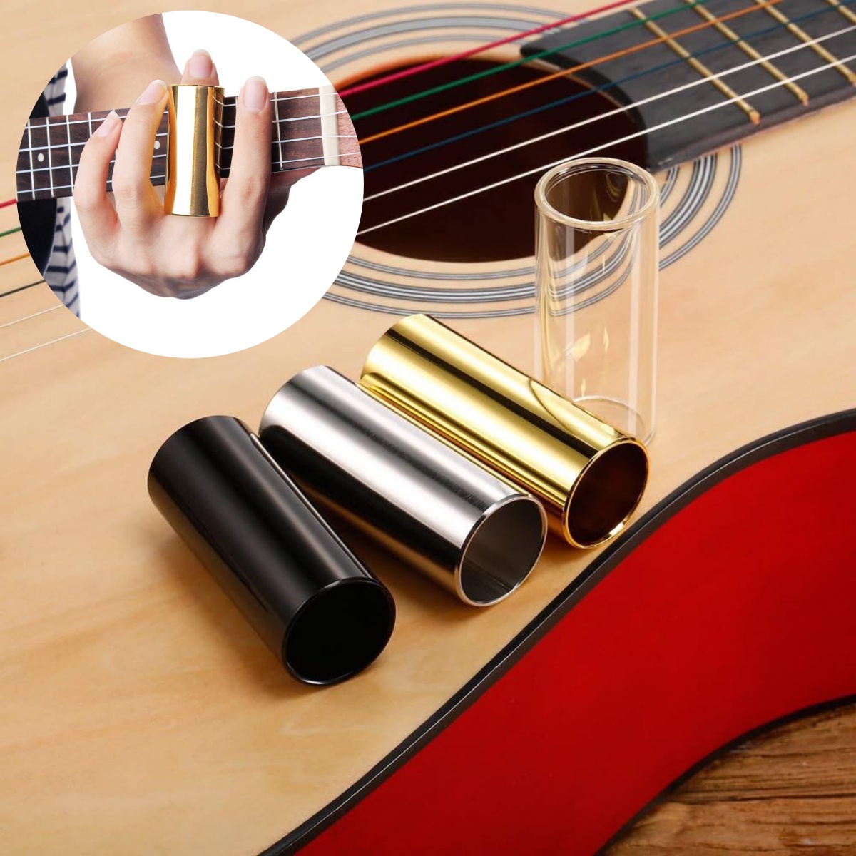 Miwayer Guitar Slider 60mm de  - Guitar Slide Tube avaliação e preço