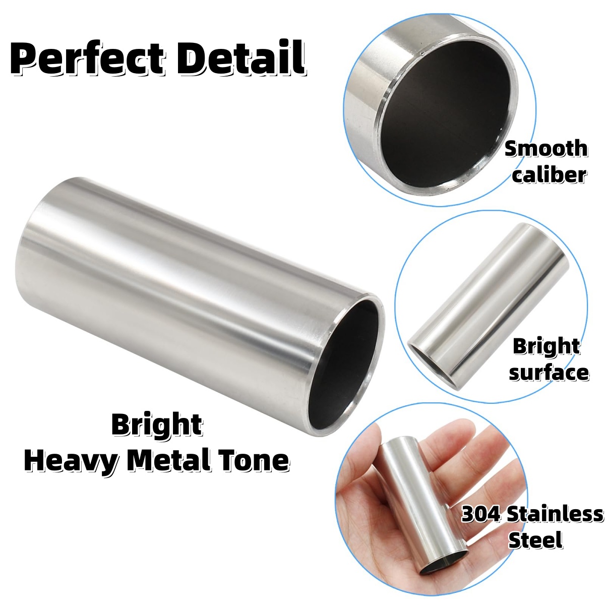 Miwayer Guitar Slider 60mm de  - Guitar Slide Tube avaliação e preço