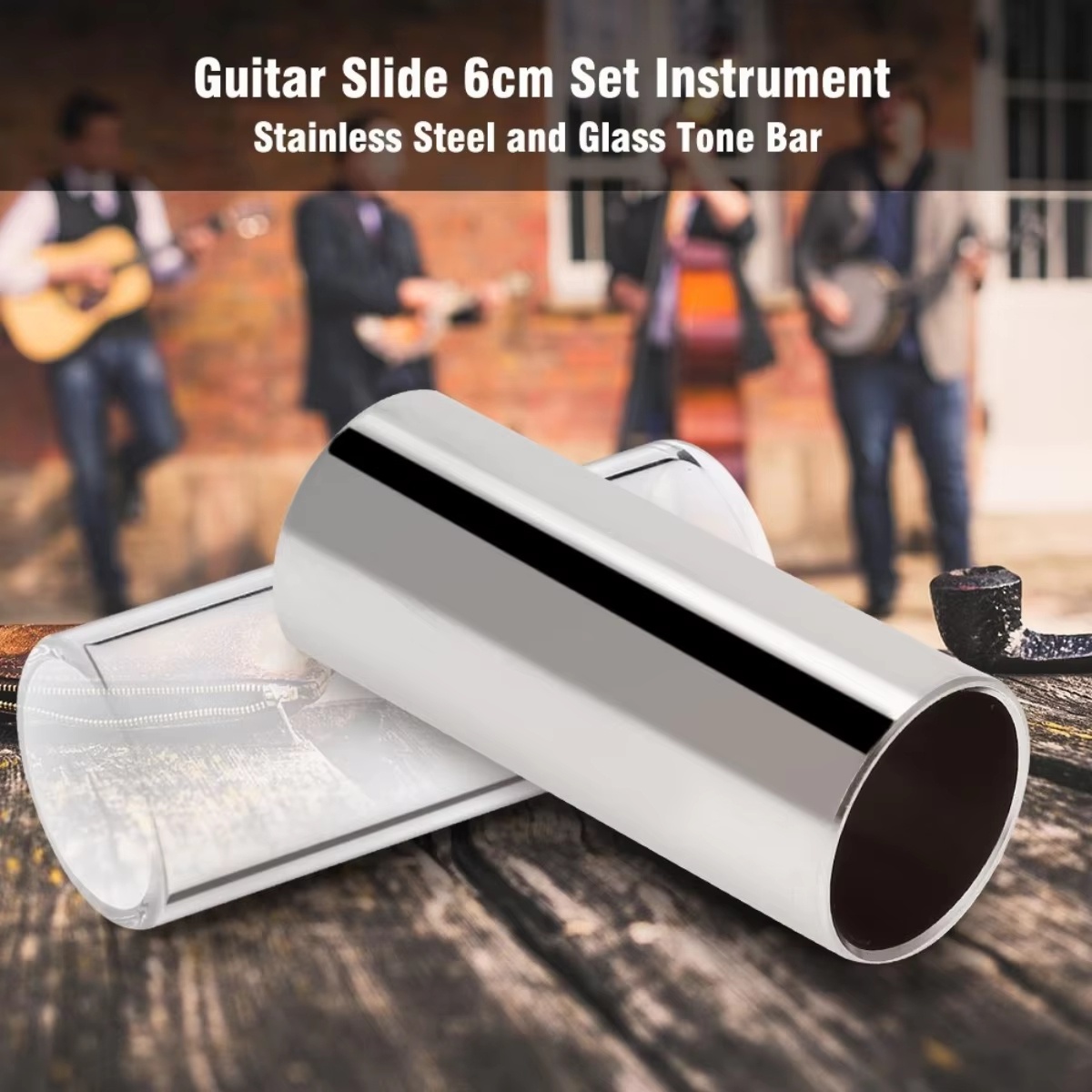 Miwayer Guitar Slider 60mm de  - Guitar Slide Tube avaliação e preço